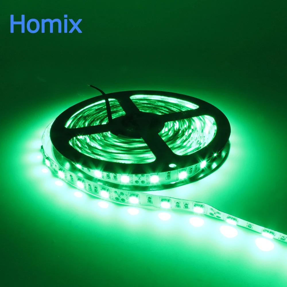 non waterproof rgb led strip set smd 5050 ip20 RGB 5M 300 Led SMD 12V 5A Power Adapter Flexible Light