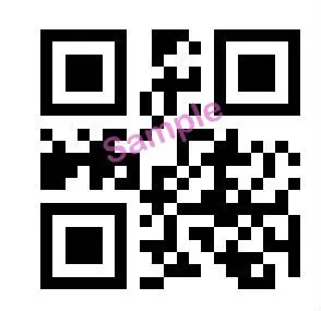 QR code sample