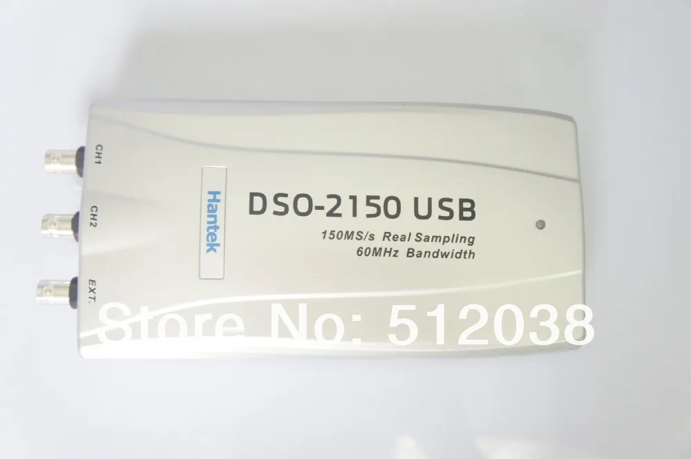 Hantek DSO-2150 ПК USB цифровой осциллограф 2CH 60 МГц 150MSa/s 10 мВ-5 В, 9St