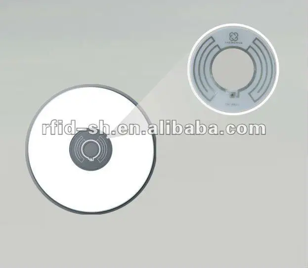 10 шт. SH-I0401 диаметр 35 мм RFID UHF этикетка диска RFID наклейка этикетка для библиотеки/CD/DVD магазина ISO18000-6C