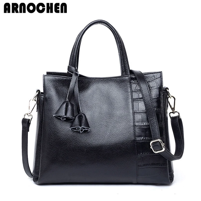 Luxury Cowhide Ladies Genuine Leather Handbag Fashion Crossbody Bags For Women Shoulder Bag Female bolsos mujer WYQ226