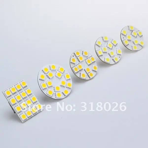 Круглый 9LED G4 совета лампы SMD 5050 белый теплый белый широкий напряжение переменного тока/DC10-30V назад контактный 180-198LM