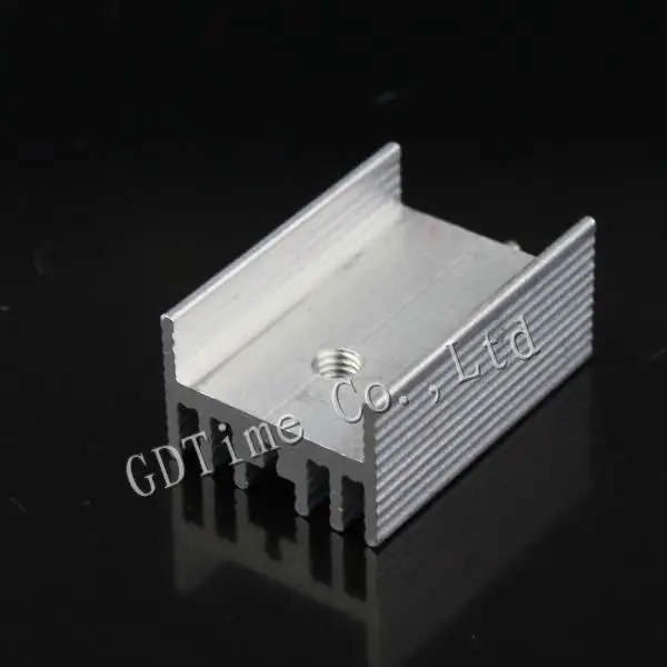 2000 шт./партия Алюминий 15x22x10 мм IC LED охлаждения Cooler теплоотвода gd017