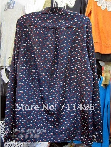 Free shipping 2012 new, women's Floral shirt,long sleeve casual women's shirt,hot sale