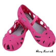 Mini Melissa jardin Filles Sandales 2017 Chaussures De Gelée Sandales Imperméables Filles Romaines Sandales Respirant Plage Chaussures Princesse Chaussures