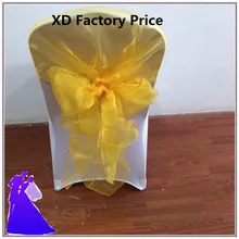 Marious бренд оптом дешевые желтые Свадебные капот из органзы из Китая