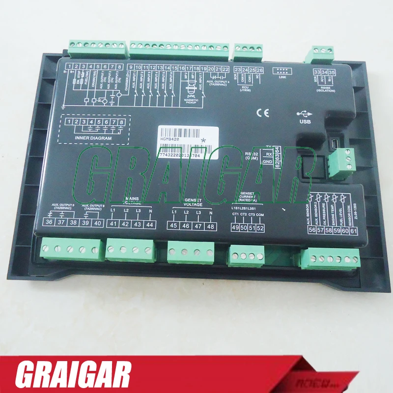 SmartGen HGM9420 контроллер генератора контроллеры автоматизации электростанции