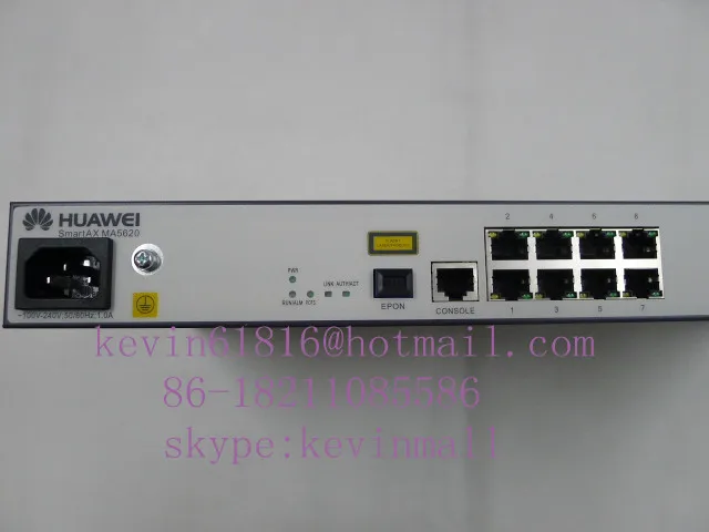 MA5620-8 оптоволоконный коммутатор, GPON или Терминал EPON ONT с 8 ethernet и 8 голосовых портов применяются к FTTB. FiberCore