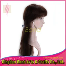 8A grade silky straight lace wig brazilian virign hair lace front wig and full lace human hair wigs with bangs for black women