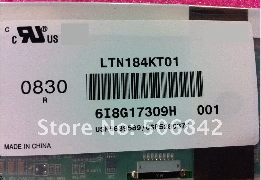 18," ноутбук ЖК-дисплей экран LTN184KT01+ 1680*945