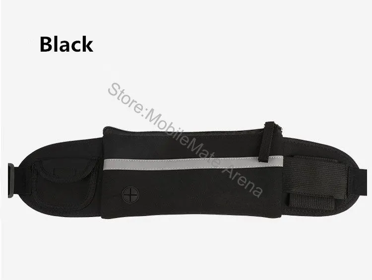 Black Для iphone x 8 plus 7/xiaomi redmi note 4x 4a mi a1/samsung galaxy note 8 s8 чехол для телефона чехол аксессуар пояс с застежкой Бег чехол - Цвет: Black