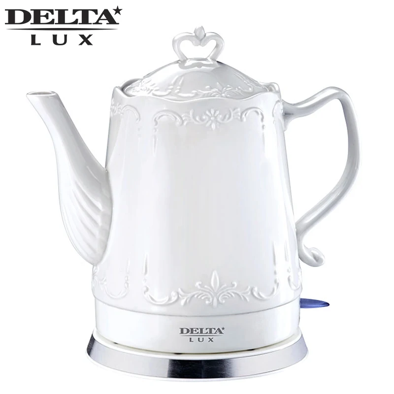 DL-1236 Electric ceramic kettle, 1.5L, 1500W, teapot anti-dry protect overheat protect safety auto-off function DELTA DL-1236 Electric ceramic kettle, 1.5L, 1500W, teapot anti-dry protect overheat protect safety auto-off function DELTA