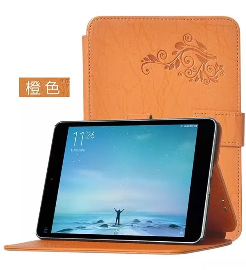 

mipad 3 Colored drawing painting case for Xiaomi Mi pad 2 smart Case Cover Ultra-Slim stand 7.9" Tablet PC Case auto wake sleep