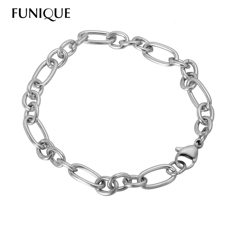 FUNIQUE Мужская/Женская из нержавеющей стали овальные круги на ощупь крест застежка