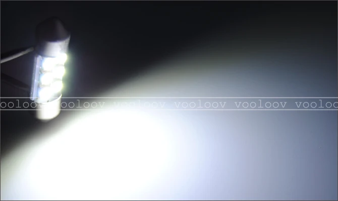 500 шт./лот гирлянда 1210/3528 6smd 6LED 6 SMD LED 31 мм 36 мм 39 мм 42 мм белый 3528 smd 6 светодиодных салона на крыше купол Географические карты лампочки