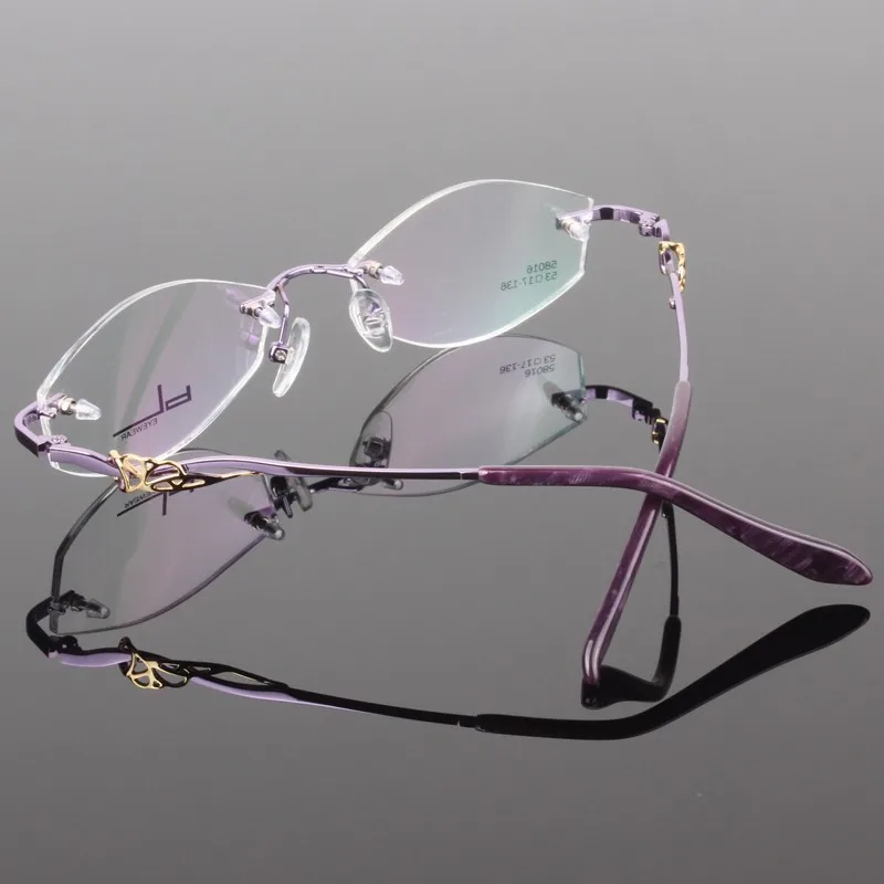 DFMING очки в оправе женские очки в оправе при близорукости очки без оправы для очков для женщин очки с диоптриями рамка