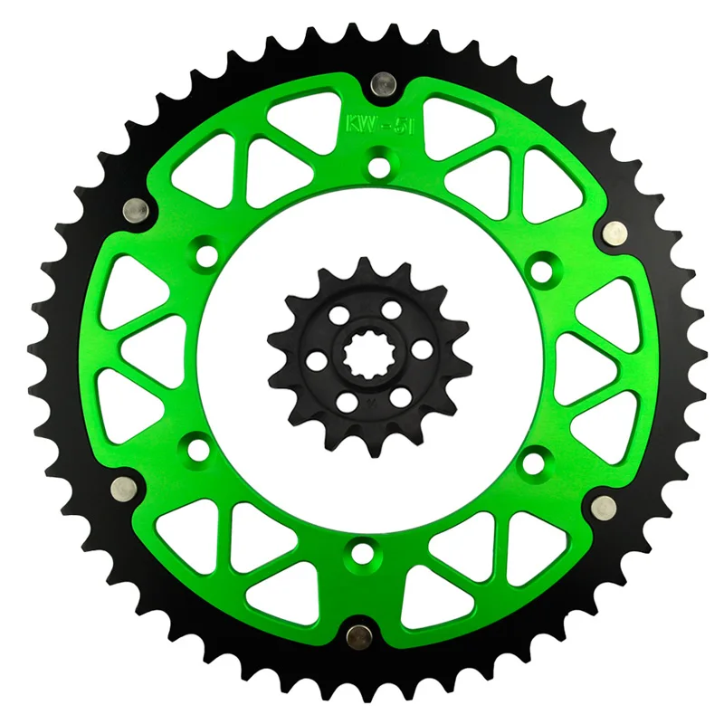 14/51T Motorcycle Front and Rear Sprocket Kit for SUZUKI RM Z 250 RM