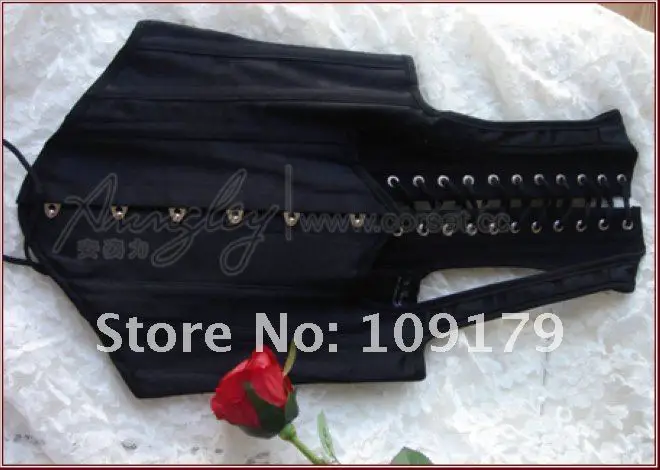 Black Strap Waist Training Underbust Corset 2012.jpg