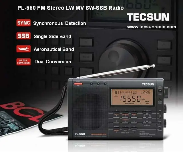 Розничная- Tecsun pl-660 FM radhio стерео LW MV SW-SSB AIR PLL SYNTHESIZED PL660 радио