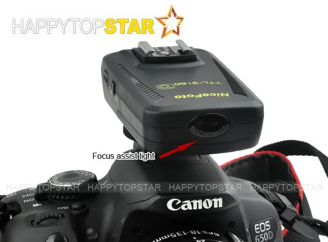 Многофункциональный ttl беспроводной триггер вспышки TTL-316C(передатчик+ приемник) для Canon EOS 5D Mark II III 7D 6D 70D 60D 700D 1200D