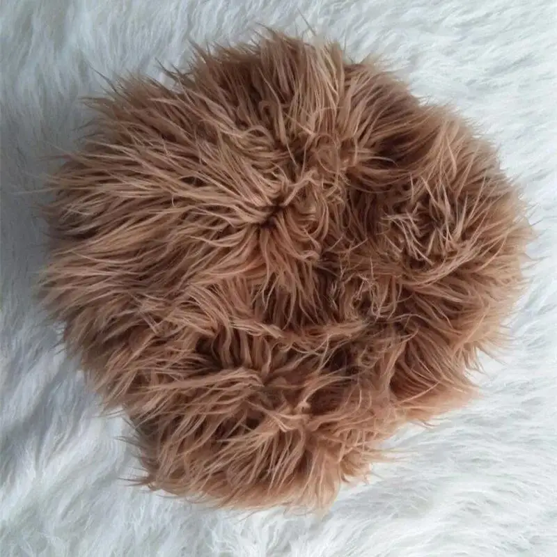 Hot Sale Newborn Baby Faux Fur Blanket Newborn Baby Blankets Props Faux