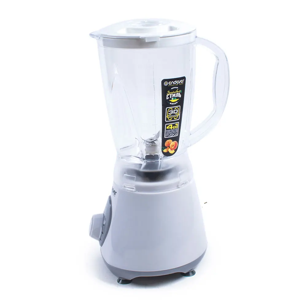 Блендер Endever Sigma-015(Мощность 800 Вт, объем 1.5 л, 4 скорости, взбивание, смешивание, измельчение, рубка