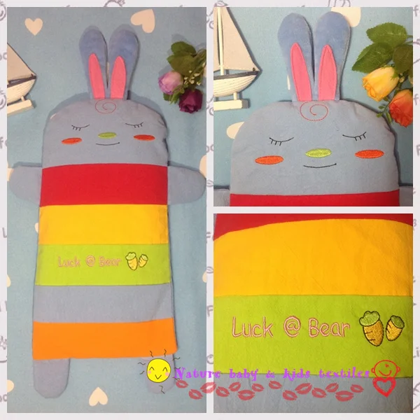 Buckwheat Pillow 1 - Blue Rabbit