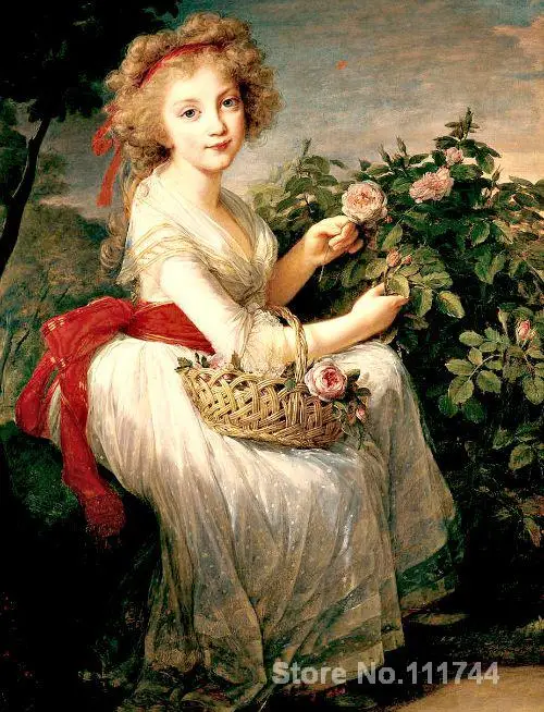 Женское Искусство принцесса Мария Кристина из Неаполя Элизабет виджи Лебран