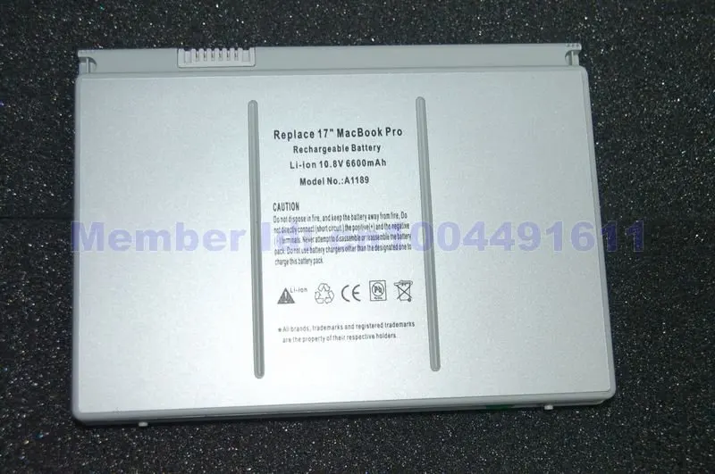 Аккумулятор для ноутбука APPLE MacBook Pro 1" MA611CH/A MA611J/A KH/A MA897J/A MA897*/A MA611X/A MA611LL/A