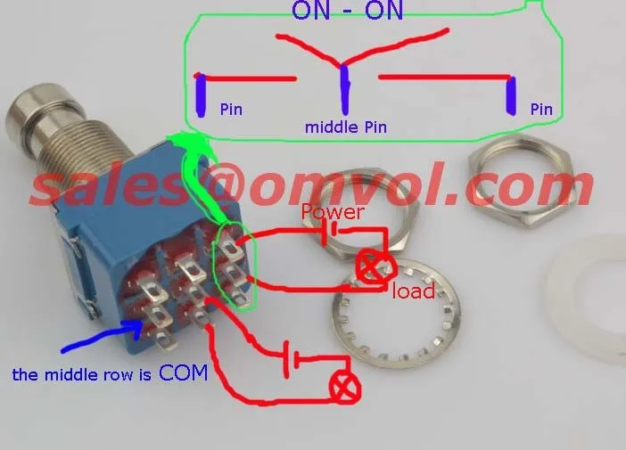 3DPT ножной переключатель 9 контактов