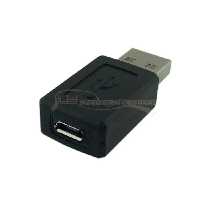 CY USB 2,0 A Тип папа к Micro USB B Тип 5pin гнездовой разъем адаптер конвертер