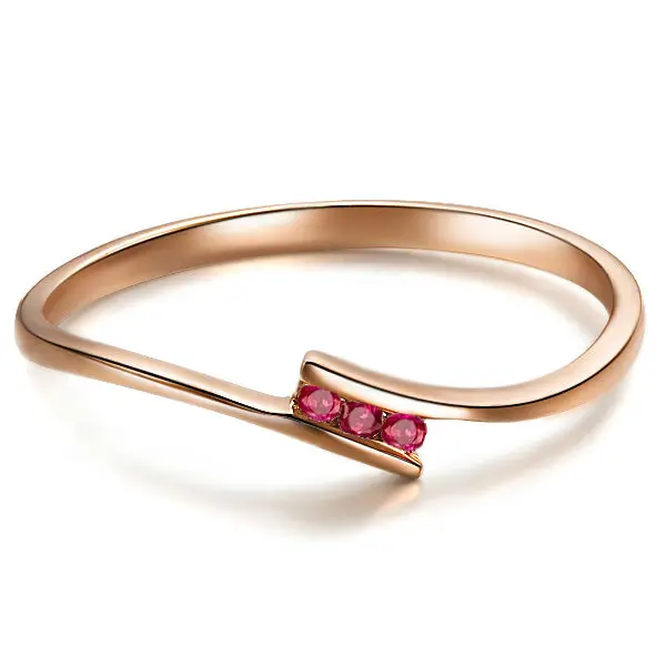 Простое классическое женское кольцо GVBORI Ruby, хорошее ювелирное изделие, подарок для самостоятельной свадьбы, кольцо с драгоценным камнем для девочек, Свадебные или вечерние