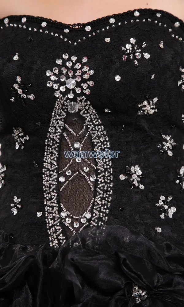 Robe de mariee Кристальные платья Формальные Сексуальные черные кружевные короткие бисероплетенные платья на выпускной из органзы платья подружки невесты