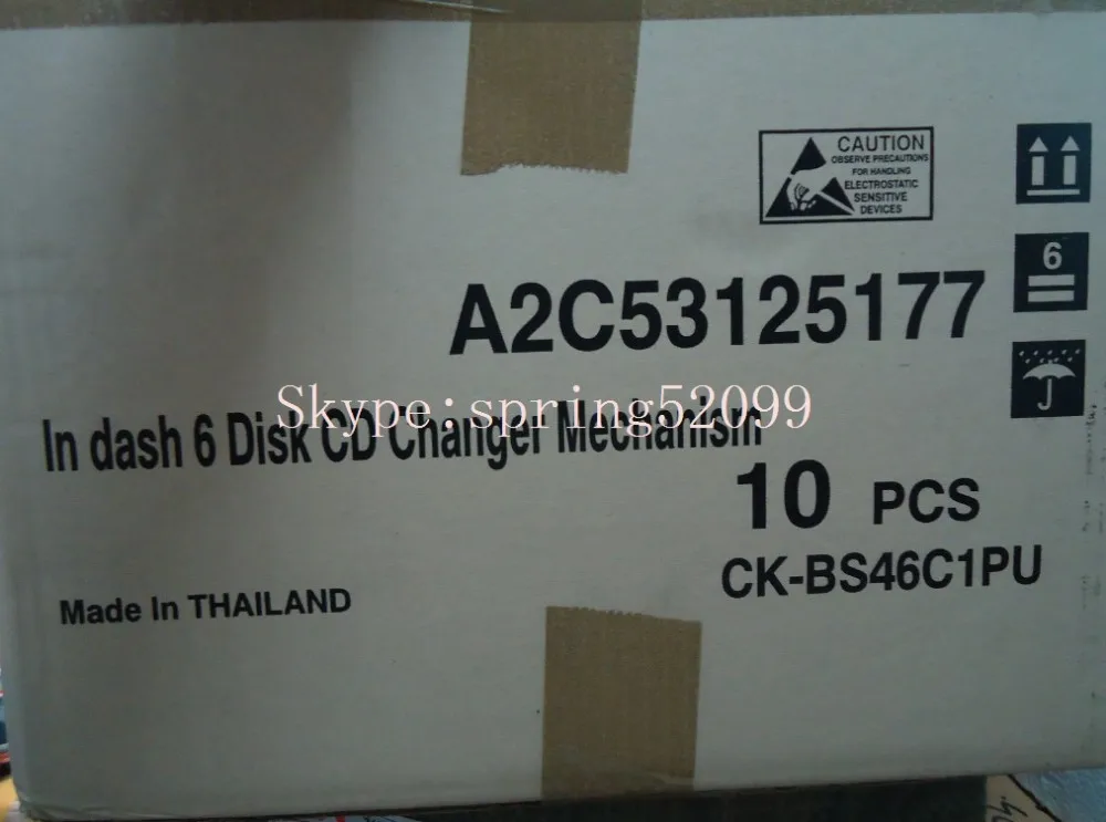 Оригинальные новые Matsushita в тире 6 дисков cd-чейнджер механизм a2c53125177 для VW landrov audiq7 A4L cx-ca1697g BMNW автомобиля Радио