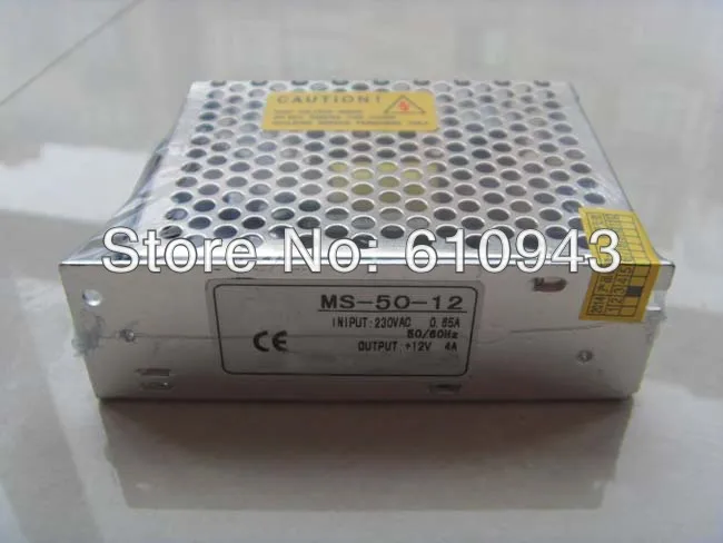 MS-50W-12V импульсный источник питания 12VDC 4A