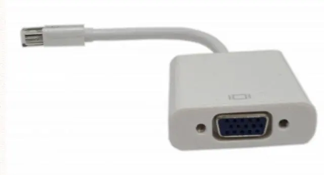 20 шт./лот. Mini displayport DP штекер в VGA кабель адаптер. Адаптер для M.A.C. Разъем M.A.C. Кабель MINI DP для VGA