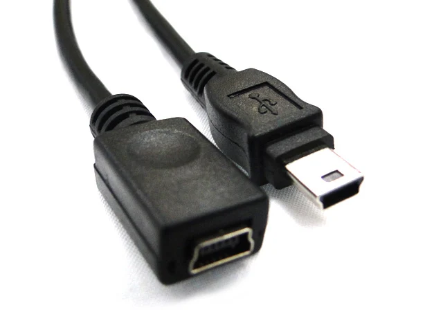 Zihan Mini USB B type 5pin Male to Mini USB Female M F USB2.0 УДЛИНИТЕЛЬ 5ft 1,5 M