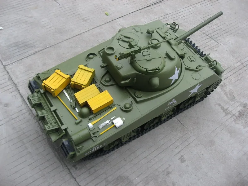 1/6 M4A3 Шерман танк-75 мм пистолет GP RTR GT602R