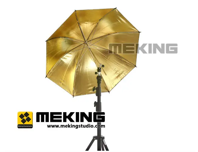 Meking 2 шт. Selens 84 см/3" Золотой Черный зонтичное освещение Зонты софтбокс 2в1 комплект для фотографического фото