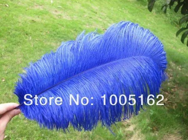 100 шт. 14-16 дюймов(35-40 см) royal Blue Страусиные перья для свадьбы Таблица декора дома