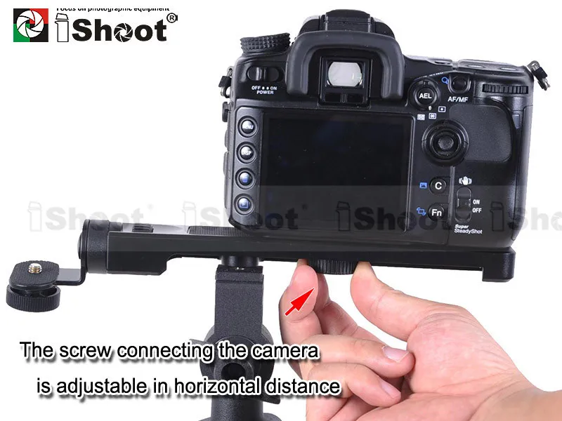 Кронштейн/крепление/держатель/Поддержка камеры Canon Nikon Olympus+ Вспышка Speedlite