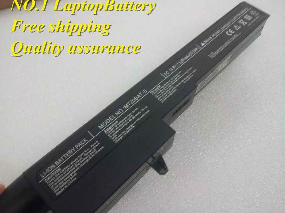 14,4 V 8 ячеек li-ion Аккумулятор для ноутбука Clevo M72X T серии, M720BAT-4, M720BAT-8, M720SBAT-4, M720SBAT-8, M73X