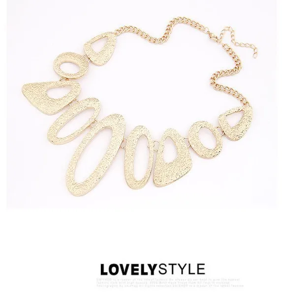 Фьюжн золотой цвет Chocker костюм ожерелье старинные ювелирные изделия для женщин Новое поступление