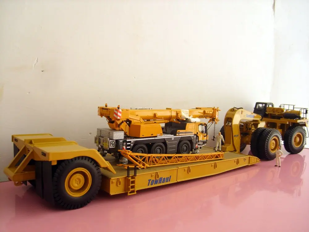 NORSCOT-55220 1:50 CAT 784C трактор с буксировщиком Trailertoy