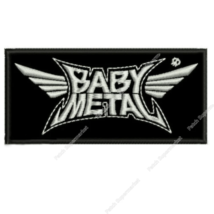 4," BABYMETAL вышитый патч Тяжелая скорость THRASH Япония ребенок KAMI группа музыкальная лента Ретро аппликация нашивки для одежды эмблема