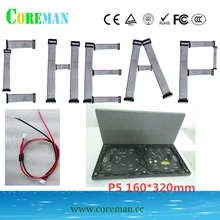 Дешевле 320*160 мм 5 мм nichia dip СВЕТОДИОДНЫЙ модуль наружный светодиодный рекламный экран цена p2p3p4p5p6p7.62p8p10