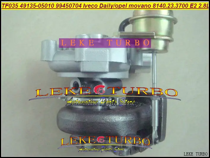 - TF035 49135-05010 53149886445 99450704 Turbocharger For Iveco Commercial Daily 2.8TD Opel Movano 8140.23.3700 Euro2 2.8L 122HP - (1)
