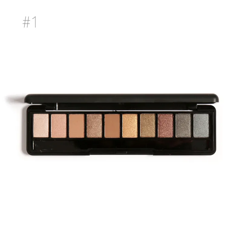 Focallure 10-colors Naked Eye Shadow Palette Nude Eyeshadow Palette Shadow для бровей Maquiagem - Цвет: 1