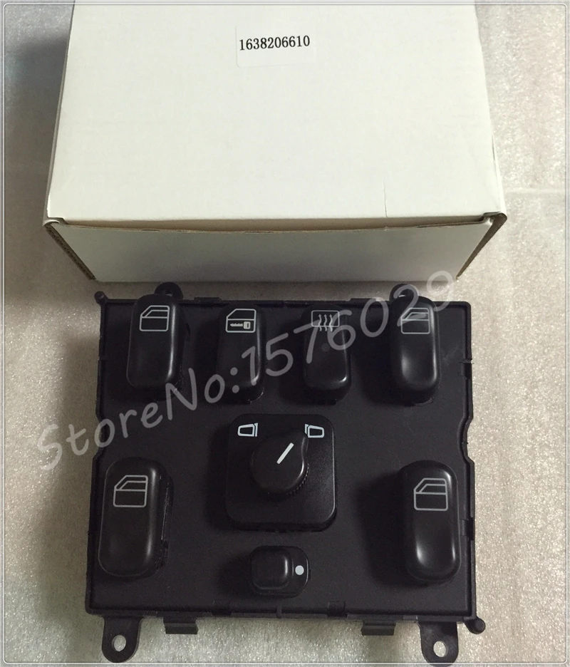 Master Power Window Switch ForMercedes Benz M-Class W163 W163 ML500 ML320 ML430 ML55 AMG OEM 1638206610 Free Shipping