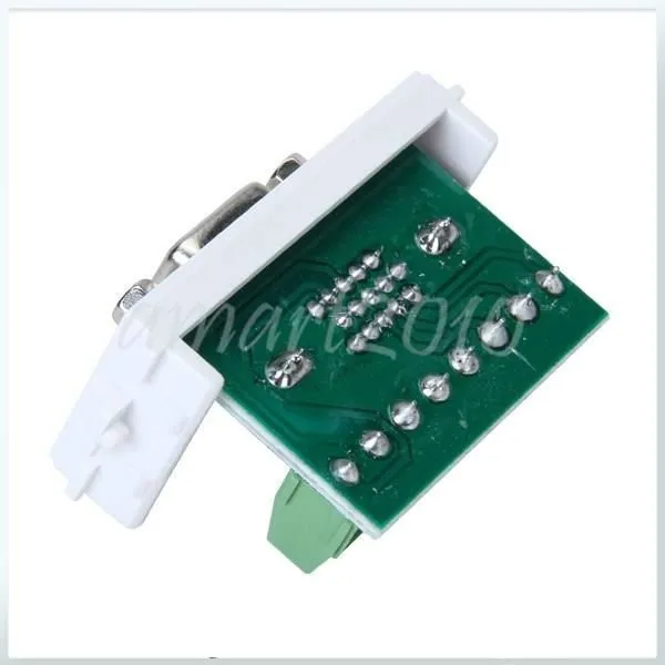 100 шт./лот новая настенная панель, пластина модуль VGA 15 Pin Wallplate подходит для 86/120